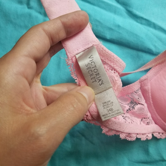 VS Dream Angels push up pink lacy 34b - Picture 3 of 5